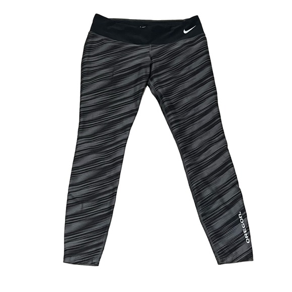 Nike Pants - Women's Dri-fit Leggings,‎ Gray and Black, M, #523-H
